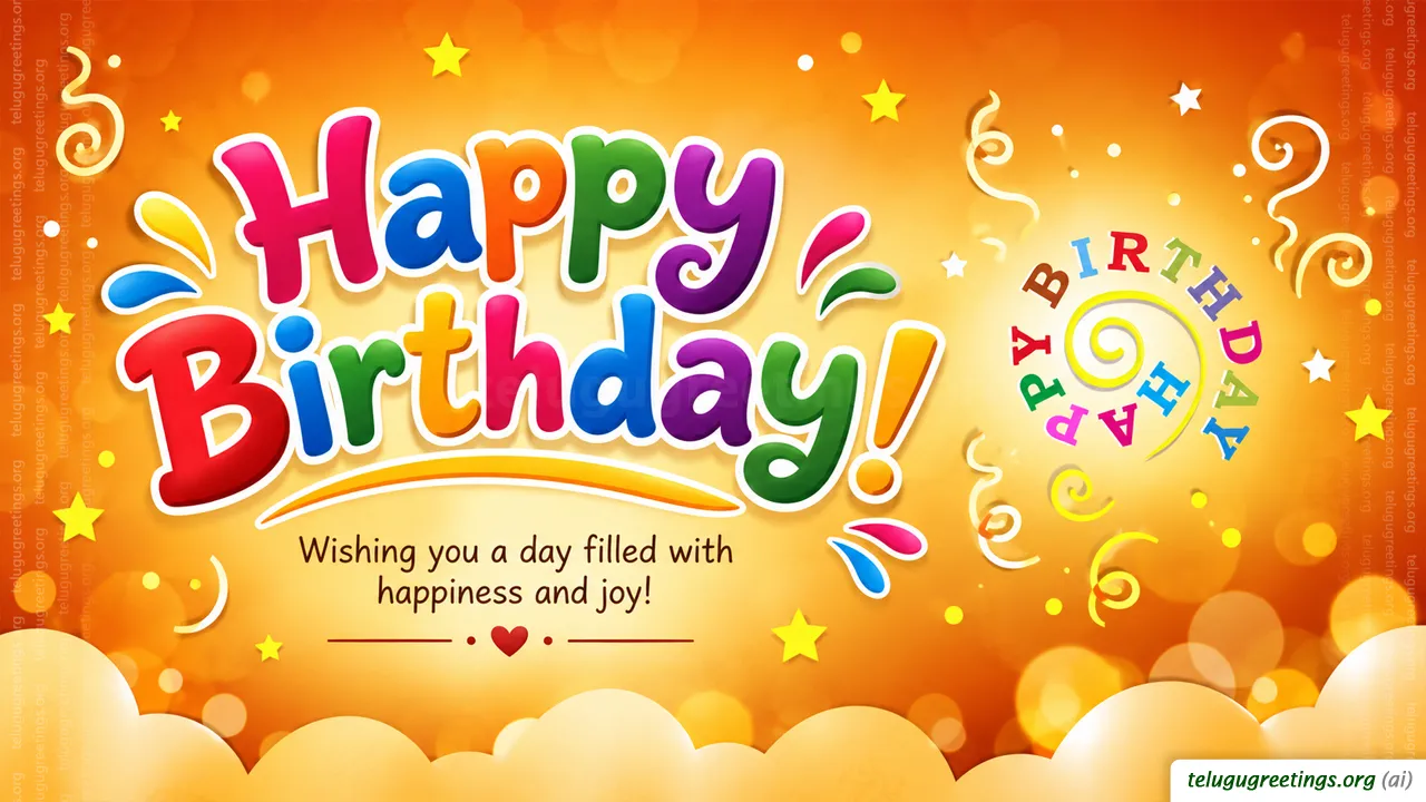 HBD Happy Birthday Greetings