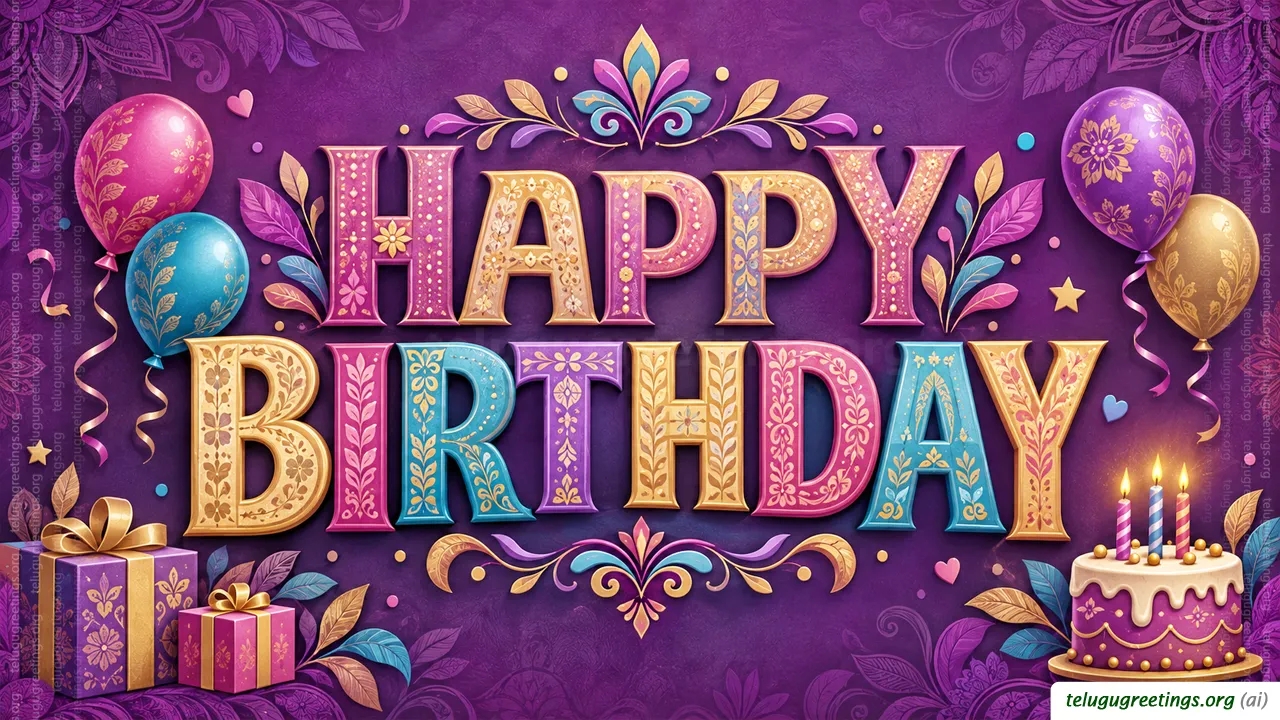 Happy Birthday Greeting Card