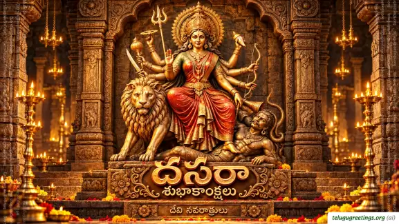 Happy Dasara Telugu Greetings 8
