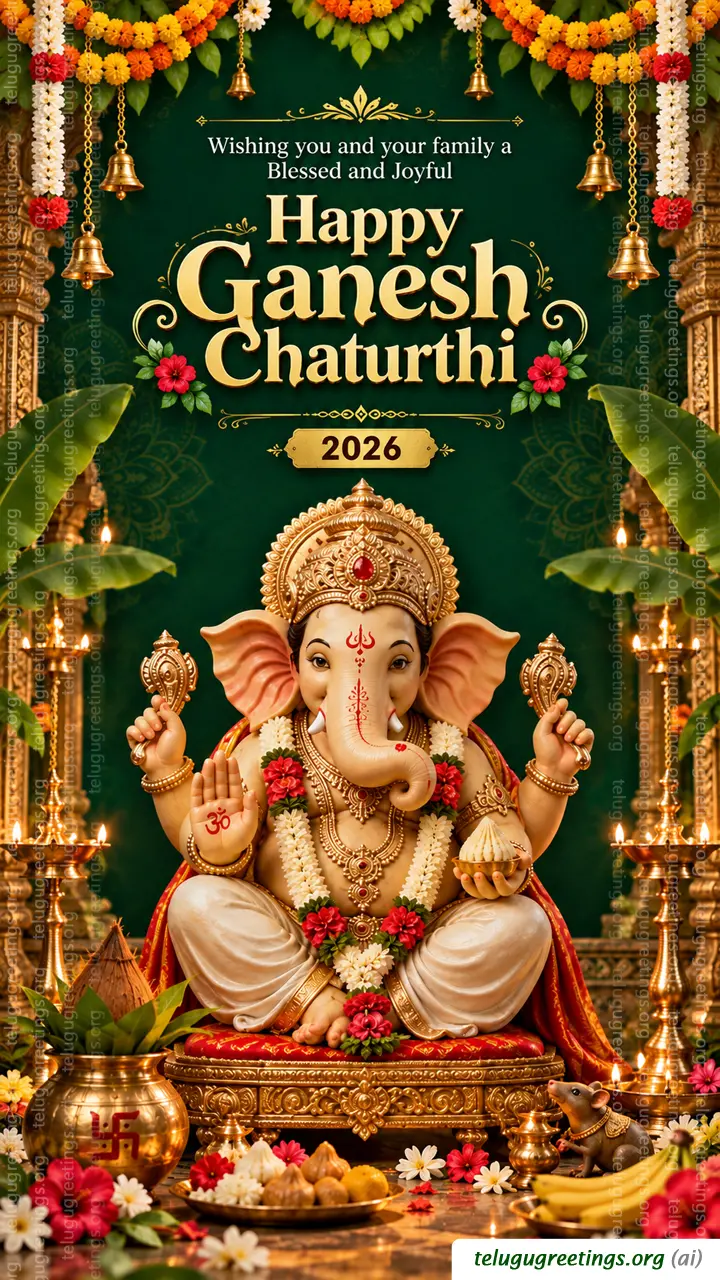 Ganesh Chaturthi Telugu Greetings