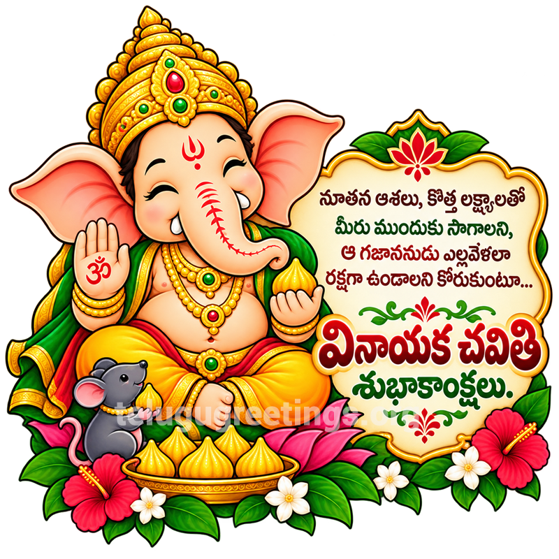 Vinayaka Chavithi WhatsApp Sticker 1