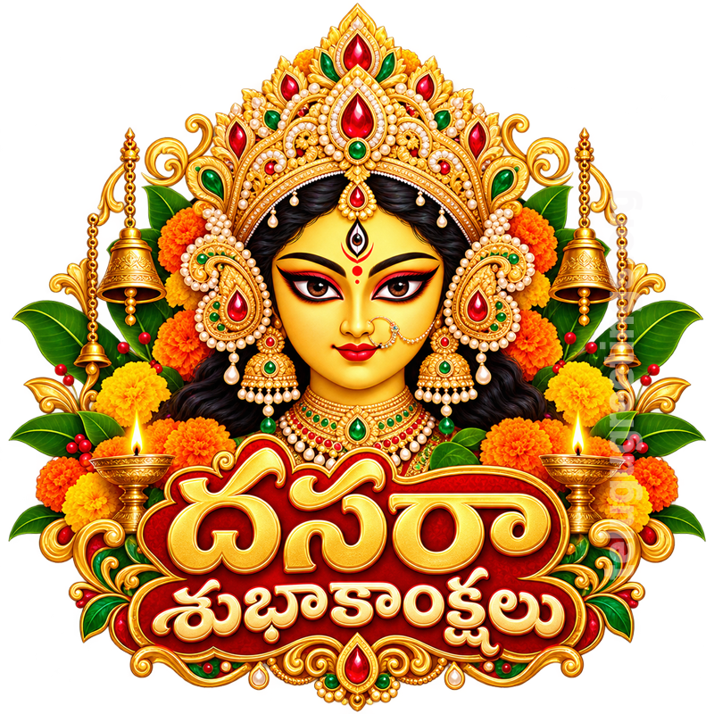 Dasara WhatsApp Telugu Sticker 10